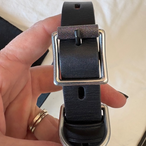 Rag & Bone Elliot Cream/Off White and Black Crossbody Leather Sling Bag - Picture 9 of 11